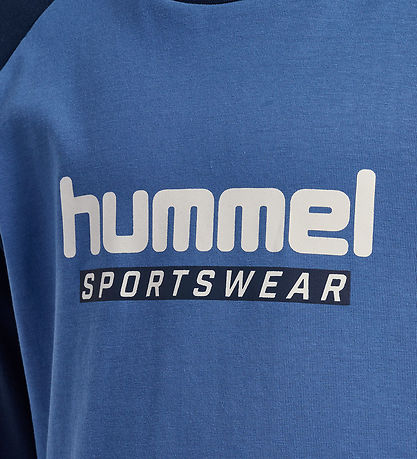 Hummel Tröja - hmlJr Logo - Holländska Blue