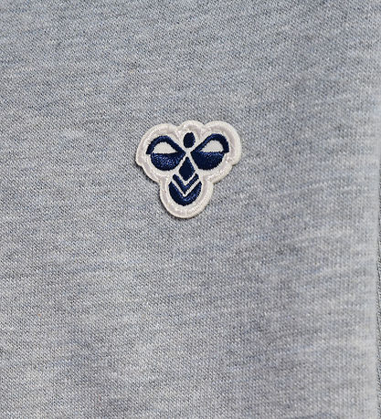 Hummel Kapuzenpullover - hmlJr Loose Hoodie - Grey Melange