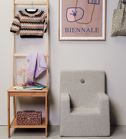 by KlipKlap Fåtölj - Kids Chair XL - Beige w. Sand