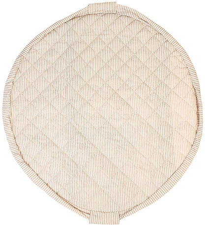 Play&Go Play Mat - Ø120 cm - Soft Organic - Stripes Blue