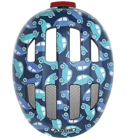 Abus Hjólahjálmur - Smiley 3.0 LED - Blue Bíll