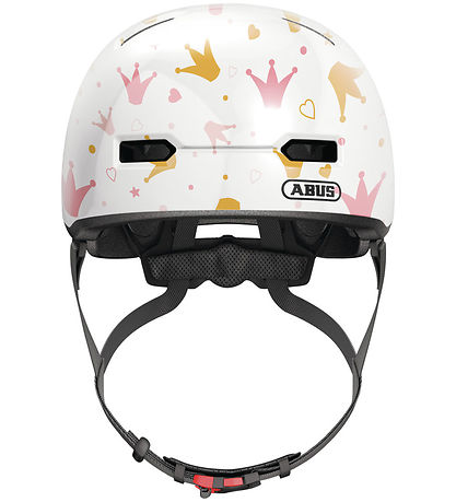 Abus Bicycle Helmet - Skurb Kid - White Crowns
