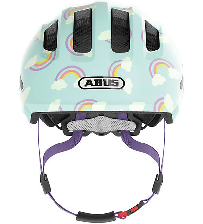 Abus Bicycle Helmet - Smiley 3.0 LED - Blue Rainbow
