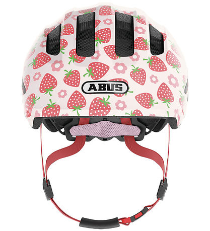 Abus Bicycle Helmet - Smiley 3.0 LED - Rose Strawberry