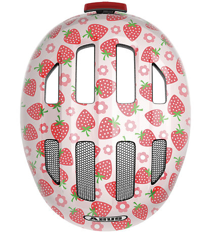 Abus Bicycle Helmet - Smiley 3.0 LED - Rose Strawberry