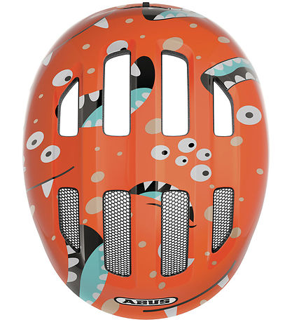 Abus Sykkelhjelm - Smiley 3.0 - Oransje Monster