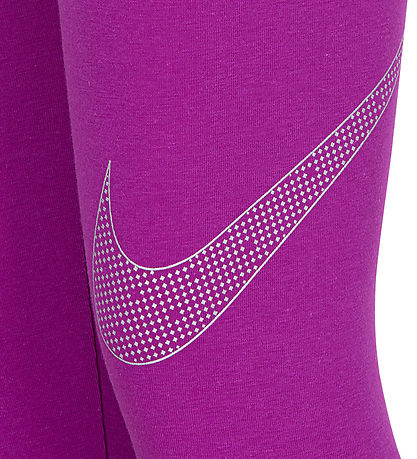 Nike Set - Cardigan/Leggings - Heiß Fuchsia m. Silber