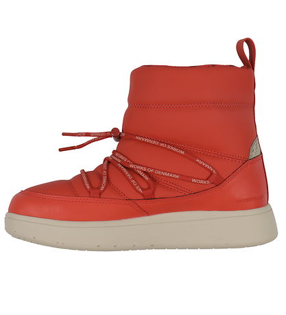 Woden Winterstiefel - Isa - Lace - vier Rot