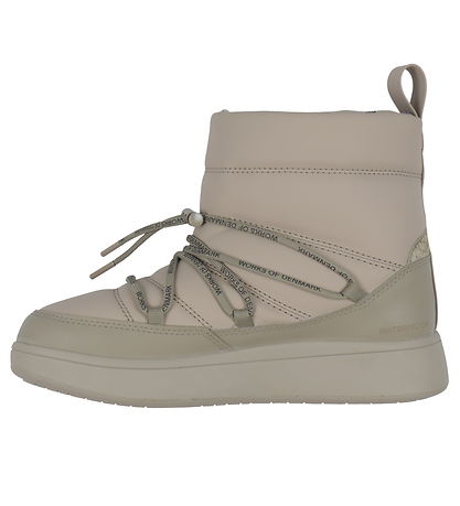 Woden Winter Boots - Isa - Lace - Silver Min