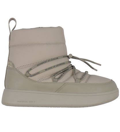 Woden Winter Boots - Isa - Lace - Silver Min