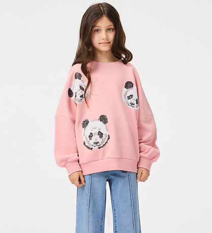 Molo Sweatshirt - Marika - Rosequartz w. Sequins