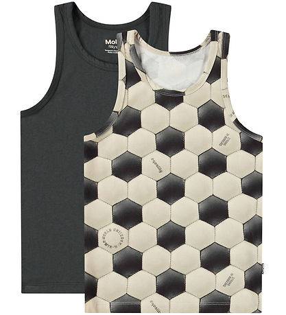 Molo Unterhemden - Jayden - 2er-Pack - Fußball Black