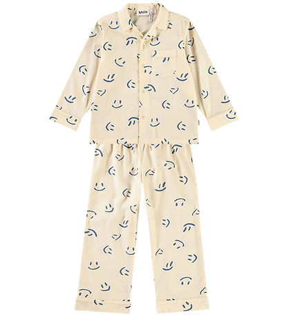 Molo Pyjama set - Overhemd/Broek - Lex - Happy White