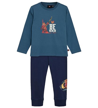 LEGO® Ninjago Pyjama Set - LWAris 703 - Middle Blue w. Glow-In-T