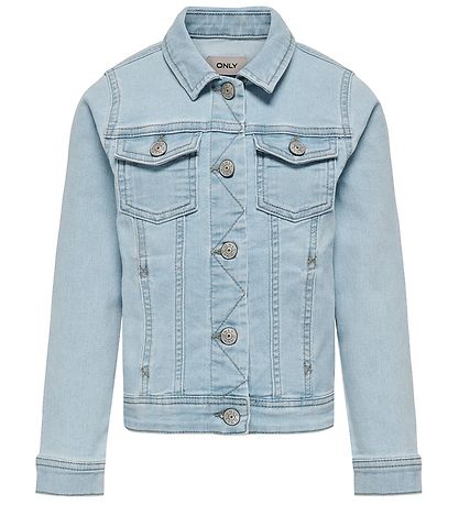 Kids Only Denim Jacket - KogSara - Light Blue Denim