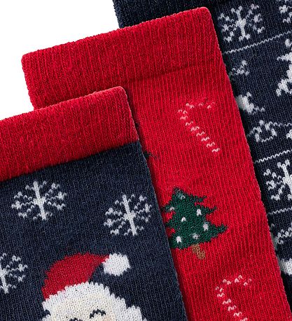 Name It Socks - NbnRichristmas - 3-Pack - Dark Sapphire/Jester