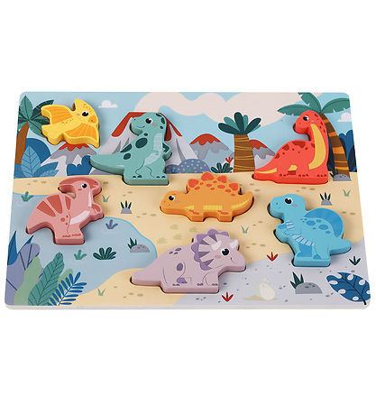 Kinder and Kids Jigsaw Puzzle - Wood - Dinosaur