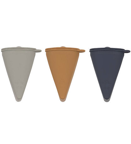 Konges Sløjd Triangular ice molds - 3-Pack - Silicone - Ocean