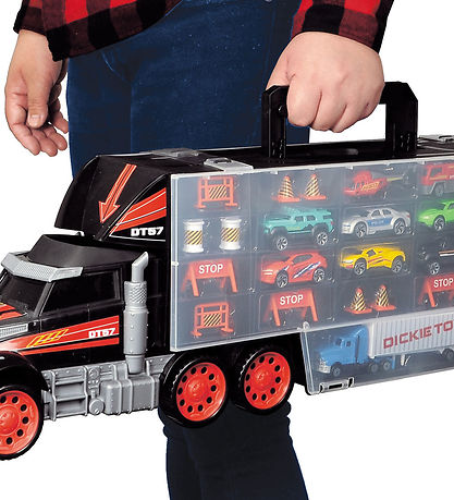 Dickie Toys LKW m. Autos - Truck Carry Koffer