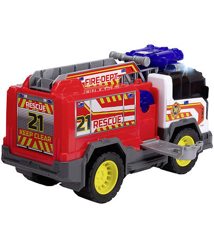 Dickie Toys Bíll - Brunabjörgunarsveit - Ljós/hljóð