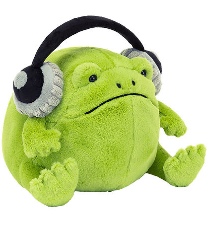 Jellycat Soft Toy - 15 cm - Ricky Rain Frog Headphones