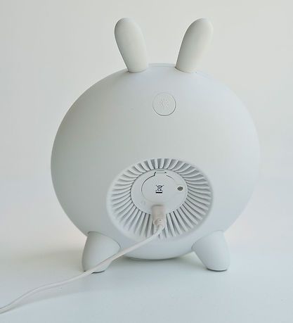 Rabbit & Friends Wecker m. Licht - Wake Oben - 20x15x6 cm - Weiß