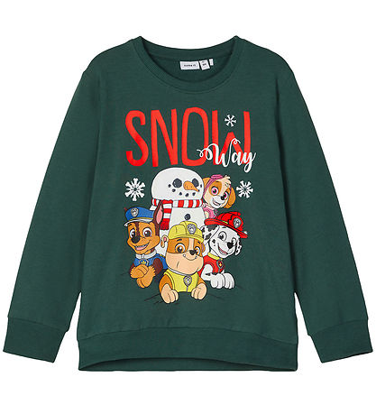 Name It Sweatshirt - NmmElijah PawPatrol - Sea Moss w. Print
