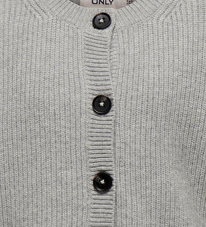 Kids Only Cardigan - Knitted - KogKatia - Light Grey Melange