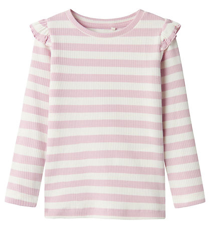 Name It Blússa - Rib - NmfTaia - Winsome Orchid/Cloud Dansari