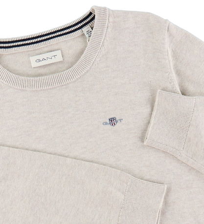 Blouse GANT - Shield Classic+ Cotton Col en C - Tricoté - Light 