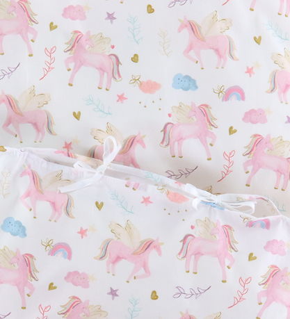 Nørgaard Madsens Bedding - Junior - White w. Unicorns