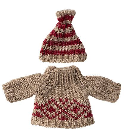 Maileg Pullover/Mütze - Strick - Maus - Mutter