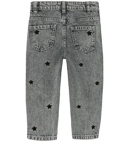 Name It Jeans - NmfBella Mom - Medium+ Grey Denim/Stars