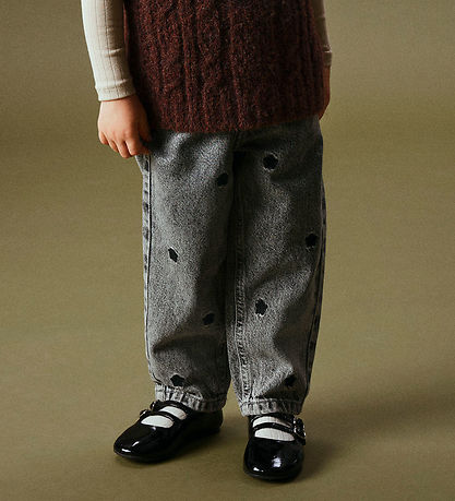 Name It Jeans - NmfBella Mom - Medium+ Grey Denim/Stars