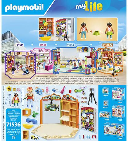 My Life Playmobil - Magasin de jouets - 71536 - 78 Parties