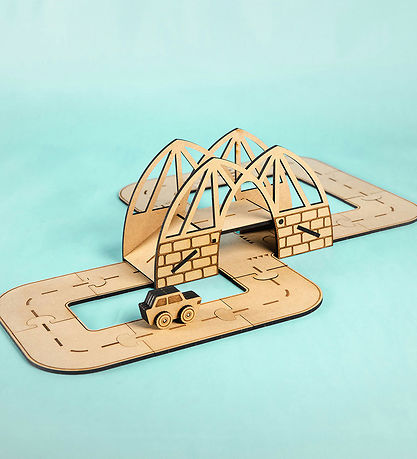 Crateit Creation Set - Crateit Town - Wood - Dreamy Drawbridge -