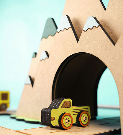 Crateit Creation Set - Crateit Town - Wood - Around the Mountain