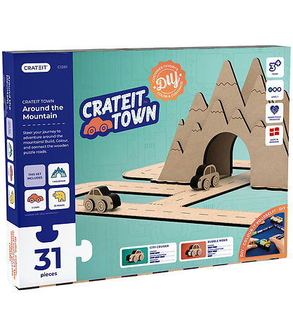 Crateit Creation Set - Crateit Town - Wood - Around the Mountain