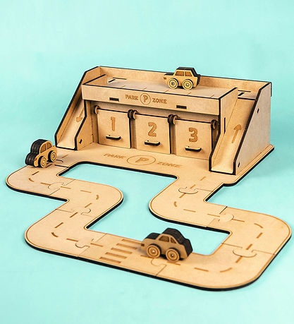 Crateit Creation Set - Crateit Town - Wood - Packing Area - 36 P