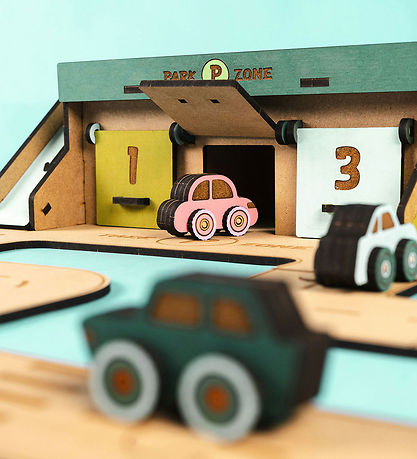 Crateit Creation Set - Crateit Town - Wood - Packing Area - 36 P