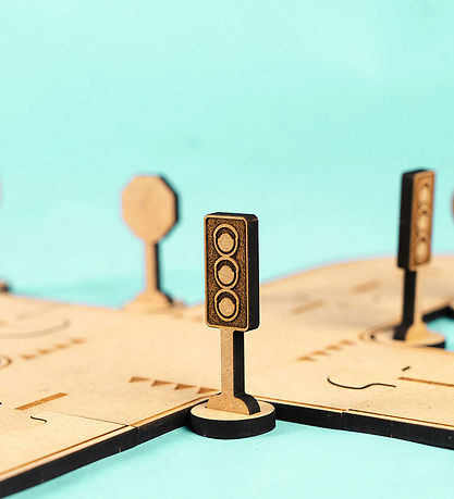 Crateit Creation Set - Crateit Town - Wood - Traffic signs - 10 