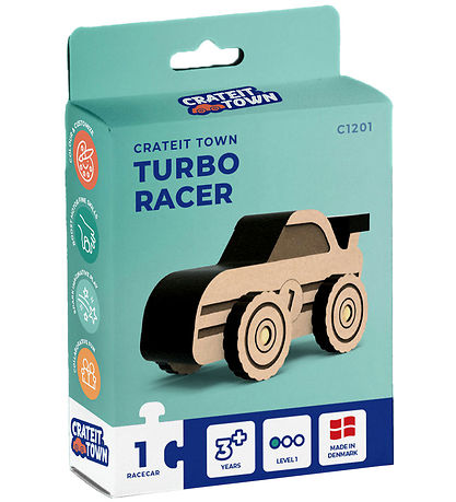 Crateit Creation Set - Crateit Town - Wood - Turbo Racer