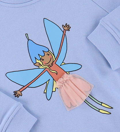 Stella McCartney Kids Peysa - Ljósblátt M. Ævintýri