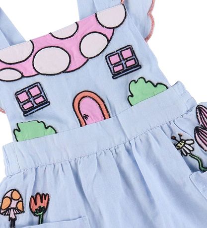 Stella McCartney Kids Spencer - Lyseblå m. Broderi