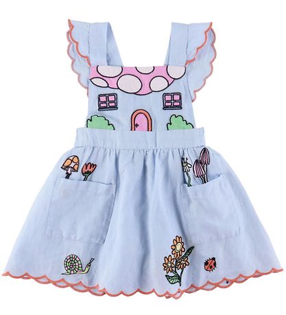 Stella McCartney Kids Spencer - Lyseblå m. Broderi