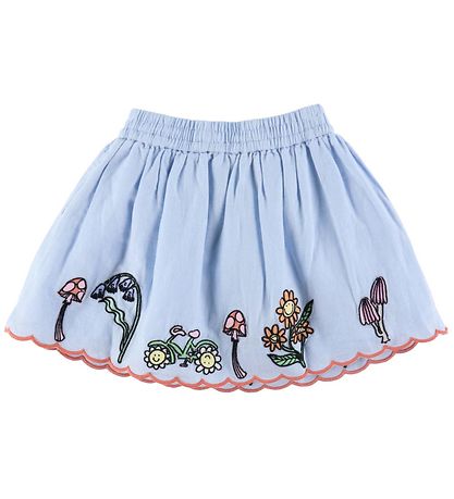 Stella McCartney Kids Skirt - Light blue w. Embroidery