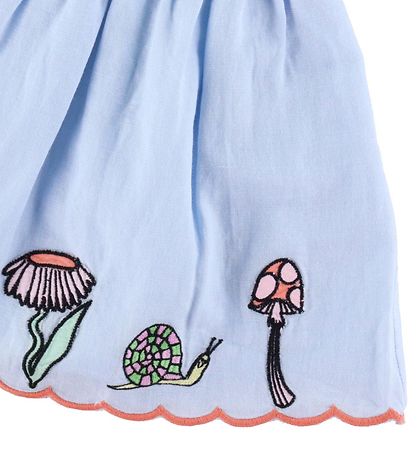 Stella McCartney Kids Skirt - Light blue w. Embroidery