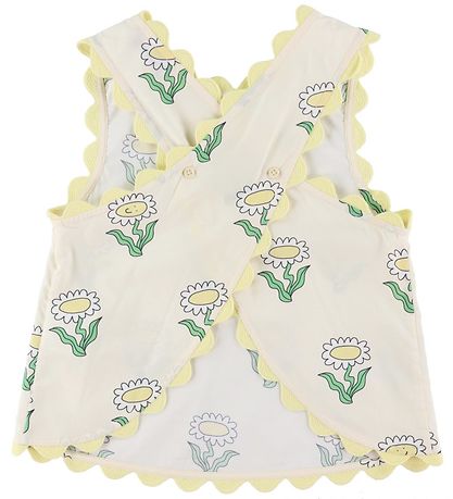 Stella McCartney Kids Top - Crème m. Bloemen