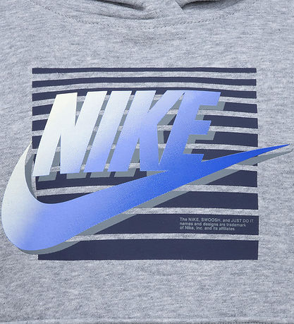 Ensemble de Jogging Nike - Gris Foncé Chiné av. Bleu