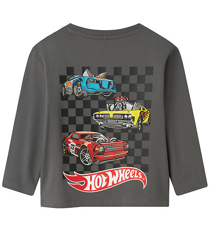 Name It Blouse - NmmDrum Hotwheels - Lava Smoke